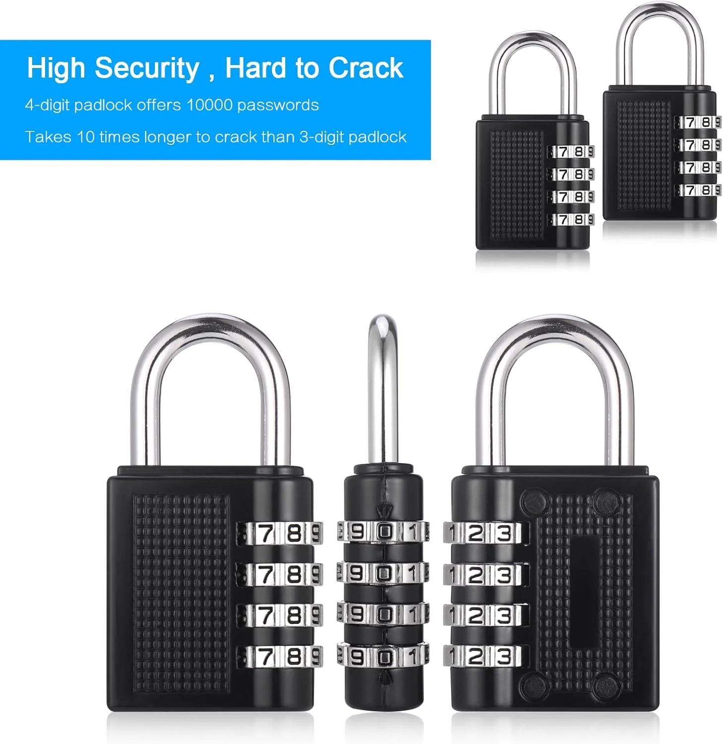 قفل رمزی ترکیبی 2 عددی، قفل فلزی سنگین برای کمد باشگاه، قفل با کد، قفل کمد، قفل ضد آب ترکیبی برای کمد باشگاه درب فضای باز سوله (B، مشکی) قفل رمزی ترکیبی 2 عددی، قفل فلزی سنگین برای کمد باشگاه، قفل با کد، قفل کمد، قفل ضد آب ترکیبی برای کمد باشگاه درب فضای باز سوله (B، مشکی)