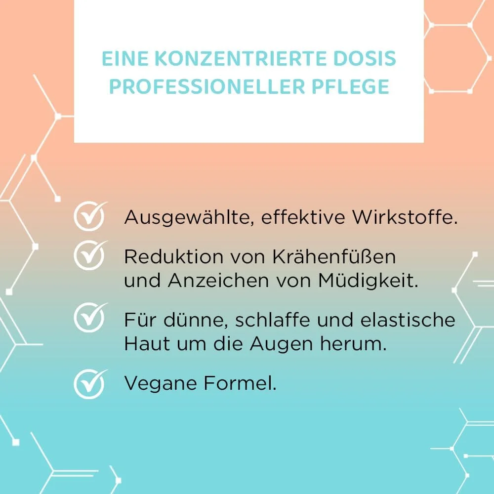 سرم کافئین لیفتینگ دور چشم | 5% کافئین ویتامین C هیالورونیک اسید | رفع تیرگی دور چشم | کاهش پف | فرمول وگان مناسب استفاده روز و شب سرم کافئین لیفتینگ دور چشم | 5% کافئین ویتامین C هیالورونیک اسید | رفع تیرگی دور چشم | کاهش پف | فرمول وگان مناسب استفاده روز و شب