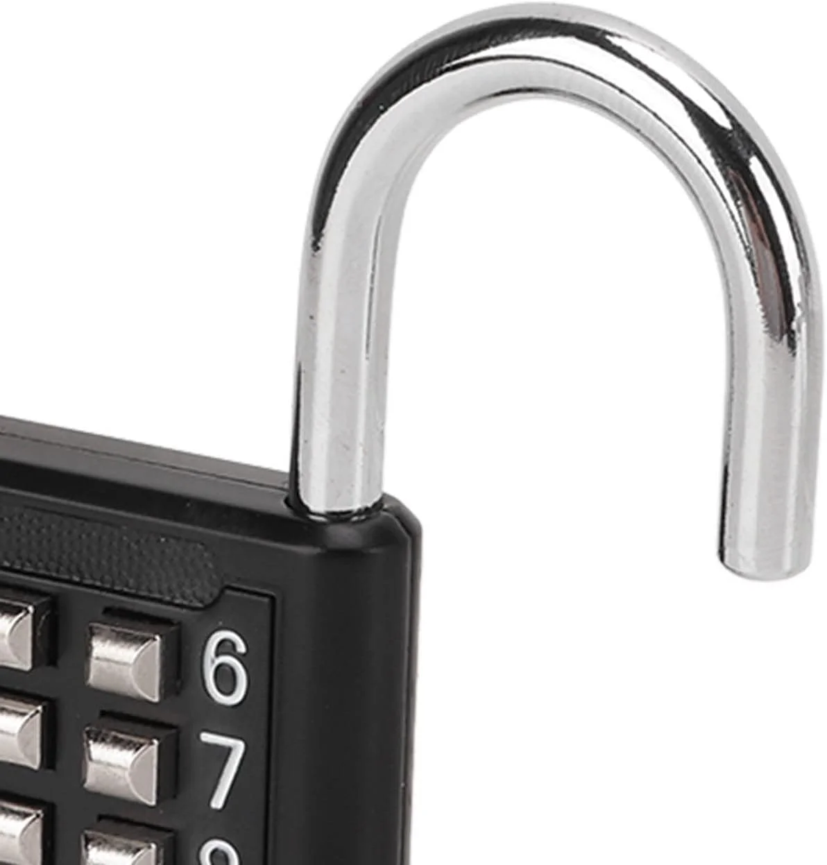 قفل ترکیبی CHICIRIS، قفل چمدان مشکی 10 رقمی دکمه ای، قفل کمدهای باشگاه، قفل سنگین وظیفه در فضای باز برای کمدهای باشگاه، دروازه ها، جعبه ابزار، چمدان