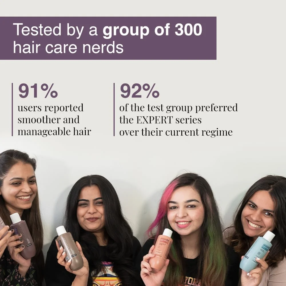 شامپو ضد وز Bare Anatomy، کنترل وز تا 24 ساعت، غنی شده با اسید هیالورونیک و اسیدهای چرب، موهای صاف، درخشان و بدون وز، بدون پارابن و سولفات، مناسب برای خانم ها و آقایان، 250 میلی لیتر