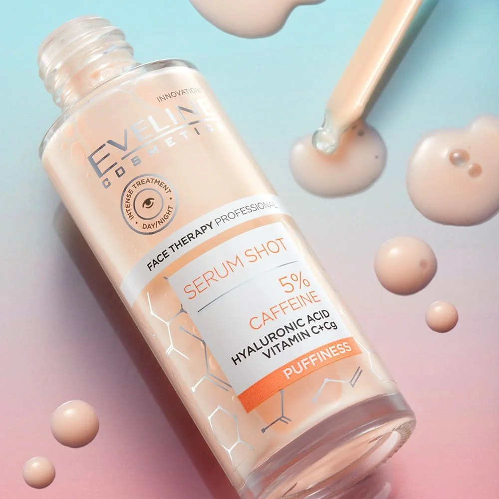 سرم کافئین لیفتینگ دور چشم | 5% کافئین ویتامین C هیالورونیک اسید | رفع تیرگی دور چشم | کاهش پف | فرمول وگان مناسب استفاده روز و شب سرم کافئین لیفتینگ دور چشم | 5% کافئین ویتامین C هیالورونیک اسید | رفع تیرگی دور چشم | کاهش پف | فرمول وگان مناسب استفاده روز و شب