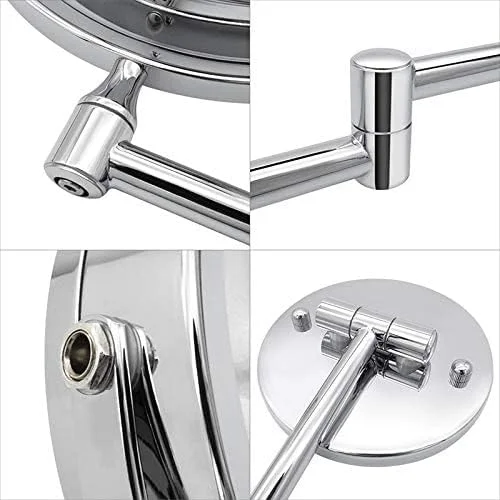 آینه آرایشی دیواری، آینه حمام با نور LED، آینه آرایشی بزرگنمایی 1X/5X، شارژ USB، لمسی و دیمر دار آینه آرایشی دیواری، آینه حمام با نور LED، آینه آرایشی بزرگنمایی 1X/5X، شارژ USB، لمسی و دیمر دار