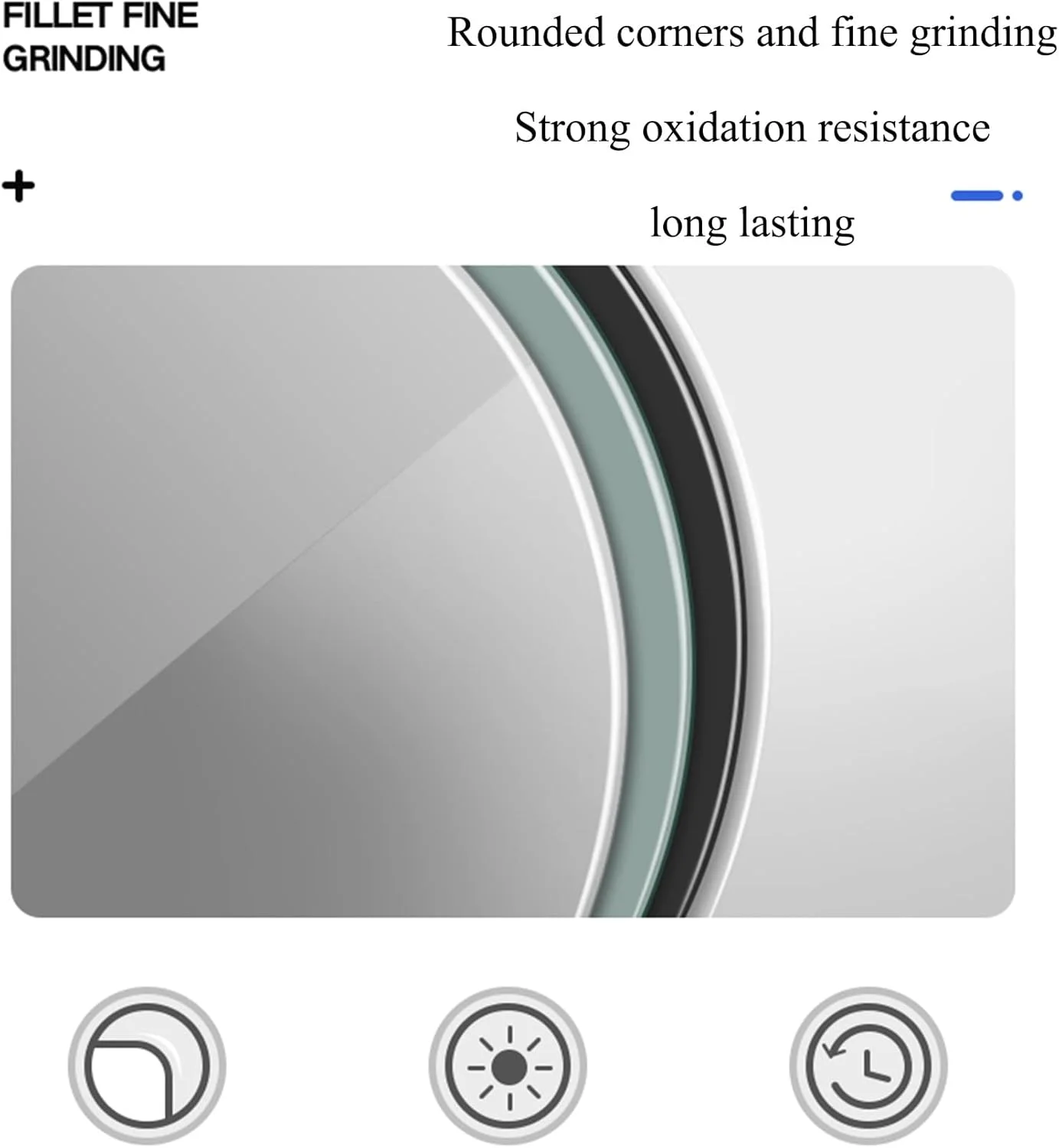 آینه LED دیواری حمام، نور سفید/نور گرم، اتاق خواب، اتاق نشیمن، ایوان، دکوراسیون منزل، 50 سانتی متر / 60 سانتی متر / 70 سانتی متر / 80 سانتی متر، آینه آرایش، نور سفید-80 سانتی متر/31.5 اینچ آینه LED دیواری حمام، نور سفید/نور گرم، اتاق خواب، اتاق نشیمن، ایوان، دکوراسیون منزل، 50 سانتی متر / 60 سانتی متر / 70 سانتی متر / 80 سانتی متر، آینه آرایش، نور سفید-80 سانتی متر/31.5 اینچ