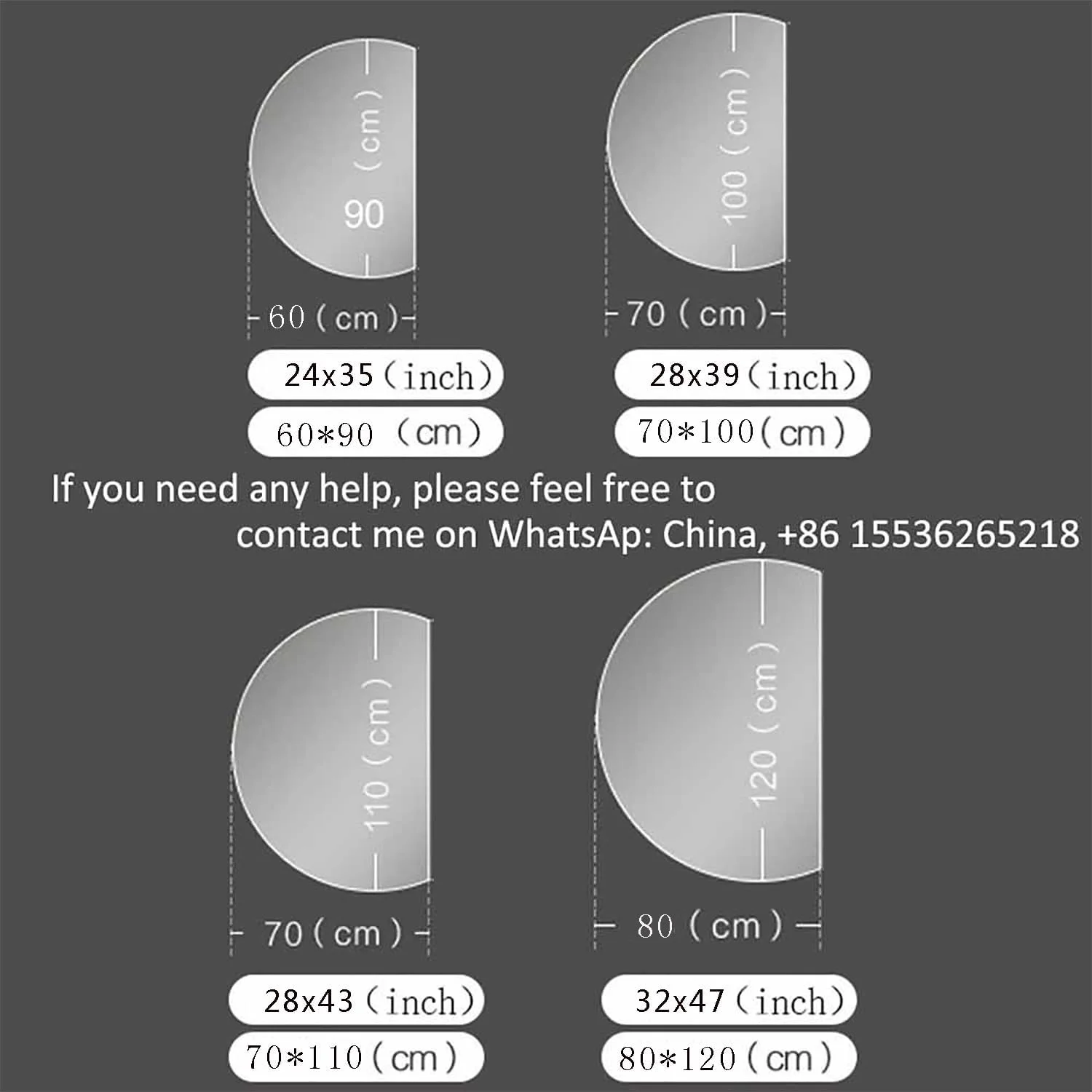 آینه حمام ضد بخار هوشمند مدرن - آینه قدی با نور پس زمینه LED برای ورودی ها - آینه آرایشی سه رنگ با قابلیت تنظیم نور برای دکوراسیون منزل (برش سمت چپ 80 * 120 سانتی متر)