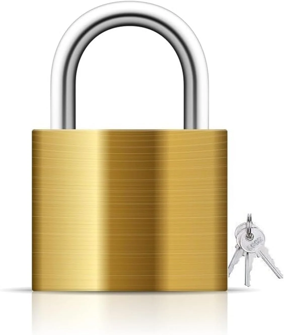 قفل آویز بیلا™ با کلید - قفل امنیتی بیرونی برای سوله، قفل چمدان، کوله پشتی، قفل کمد باشگاه، قفل چمدان گاراژ. (25 میلی متر)