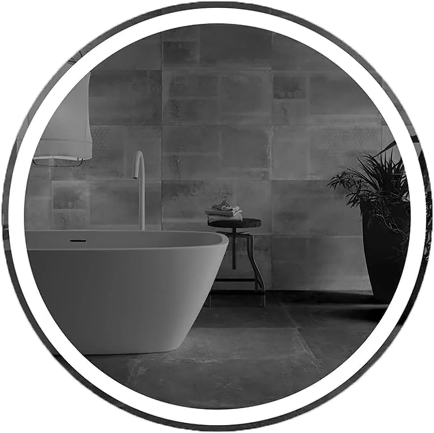 آینه گرد دیواری LED، آینه گرد نصب شده روی دیوار، آینه حمام، آینه آرایش، آینه روشویی اتاق خواب، آینه دکوری ورودی، آینه نور LED (رنگ: نور، اندازه: 50 سانتی متر / 19.7 اینچ) آینه گرد دیواری LED، آینه گرد نصب شده روی دیوار، آینه حمام، آینه آرایش، آینه روشویی اتاق خواب، آینه دکوری ورودی، آینه نور LED (رنگ: نور، اندازه: 50 سانتی متر / 19.7 اینچ)