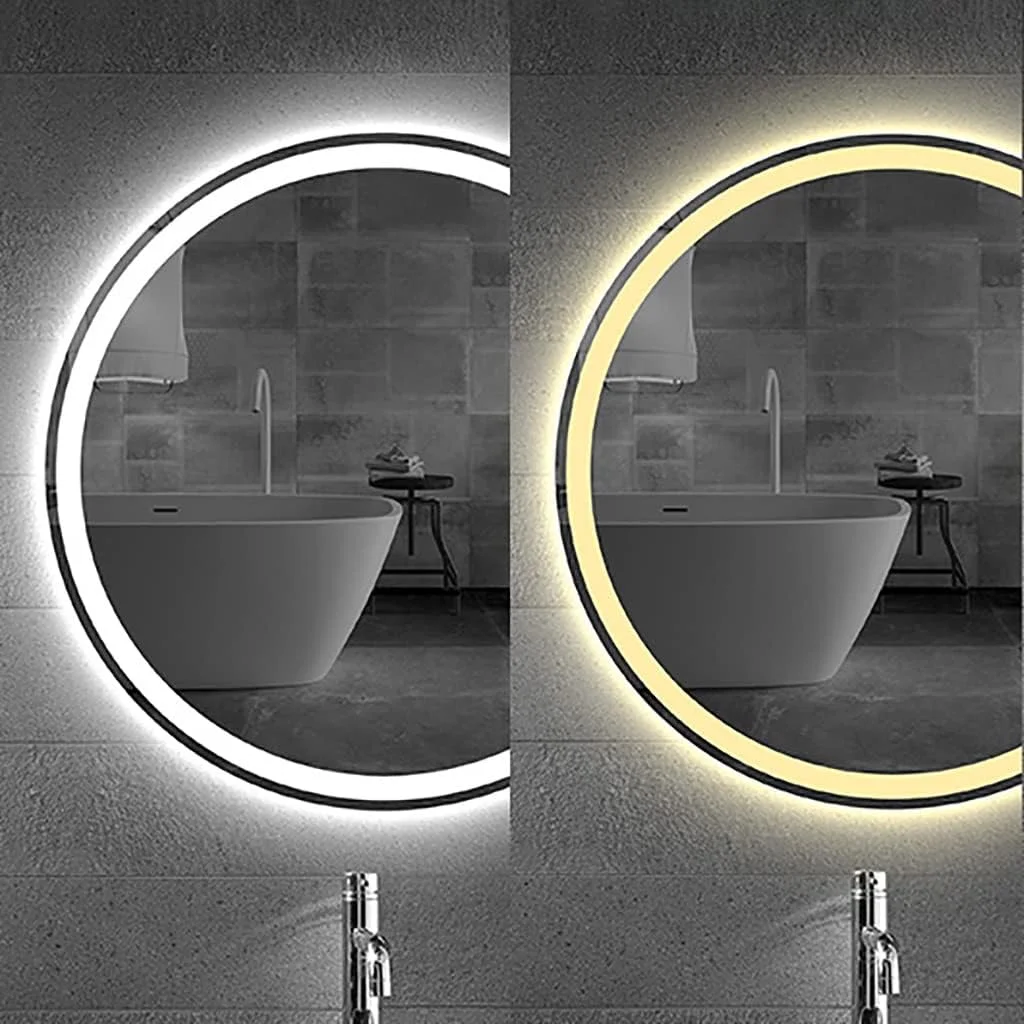 آینه گرد دیواری LED، آینه گرد نصب شده روی دیوار، آینه حمام، آینه آرایش، آینه روشویی اتاق خواب، آینه دکوری ورودی، آینه نور LED (رنگ: نور، اندازه: 50 سانتی متر / 19.7 اینچ) آینه گرد دیواری LED، آینه گرد نصب شده روی دیوار، آینه حمام، آینه آرایش، آینه روشویی اتاق خواب، آینه دکوری ورودی، آینه نور LED (رنگ: نور، اندازه: 50 سانتی متر / 19.7 اینچ)