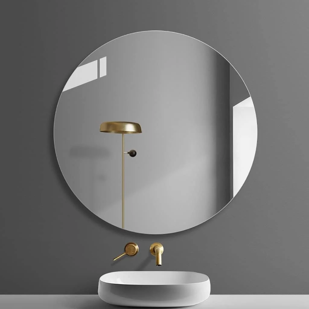 آینه گرد دیواری 50 سانتی متری، آینه دیواری دایره ای، آینه حمام، آینه آرایش، آینه روشویی اتاق خواب، آینه ورودی (سایز: 50cm(19.7")) آینه گرد دیواری 50 سانتی متری، آینه دیواری دایره ای، آینه حمام، آینه آرایش، آینه روشویی اتاق خواب، آینه ورودی (سایز: 50cm(19.7"))