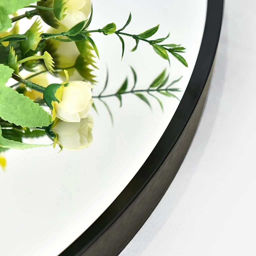 آینه گرد با قاب فلزی، آینه دیواری، آینه حمام، آینه آرایش، آینه میز آرایش اتاق خواب، آینه ورودی (رنگ: مشکی، سایز: 50 سانتی متر) آینه گرد با قاب فلزی، آینه دیواری، آینه حمام، آینه آرایش، آینه میز آرایش اتاق خواب، آینه ورودی (رنگ: مشکی، سایز: 50 سانتی متر)