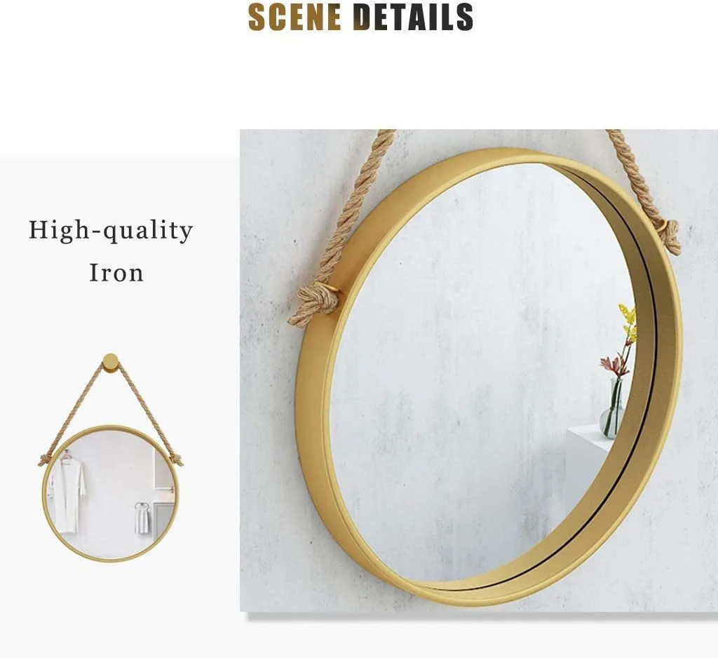 آینه آرایشی آینه حمام آینه رومیزی آینه دیواری آینه گرد آویز تزئینی با طناب کنفی/طلایی/40 سانتی متر (رنگ: طلایی، سایز: 50 سانتی متر) آینه آرایشی آینه حمام آینه رومیزی آینه دیواری آینه گرد آویز تزئینی با طناب کنفی/طلایی/40 سانتی متر (رنگ: طلایی، سایز: 50 سانتی متر)
