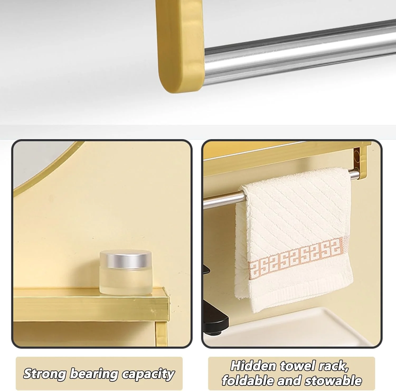 آینه دیواری برای حمام، آینه دیواری گرد با قاب فلزی، آینه روشویی حمام برای دیوار، اتاق نشیمن، اتاق خواب، روشویی، ورودی، راهرو (رنگ: مشکیB، اندازه: 40 سانتی متر / 15.7 اینچ) آینه دیواری برای حمام، آینه دیواری گرد با قاب فلزی، آینه روشویی حمام برای دیوار، اتاق نشیمن، اتاق خواب، روشویی، ورودی، راهرو (رنگ: مشکیB، اندازه: 40 سانتی متر / 15.7 اینچ)