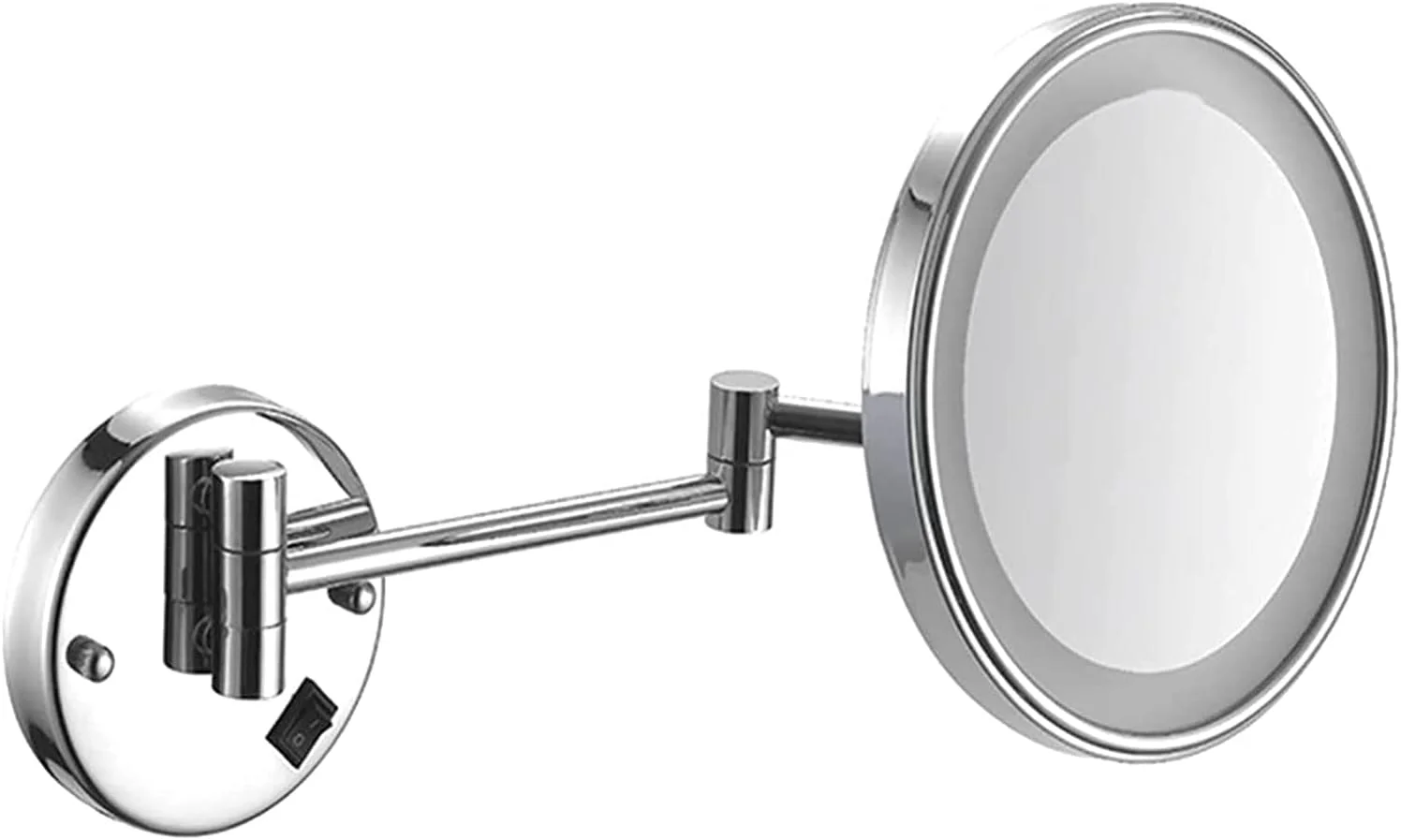 آینه آرایشی دیواری - بزرگنمایی 3/5/7/10 برابر، آینه دو طرفه چرخان 8 اینچی قابل افزایش برای حمام، قابل شارژ USB، آینه آرایشی نسخه ارتقا یافته (رنگ: D، اندازه: 7X) (B 3X) آینه آرایشی دیواری - بزرگنمایی 3/5/7/10 برابر، آینه دو طرفه چرخان 8 اینچی قابل افزایش برای حمام، قابل شارژ USB، آینه آرایشی نسخه ارتقا یافته (رنگ: D، اندازه: 7X) (B 3X)