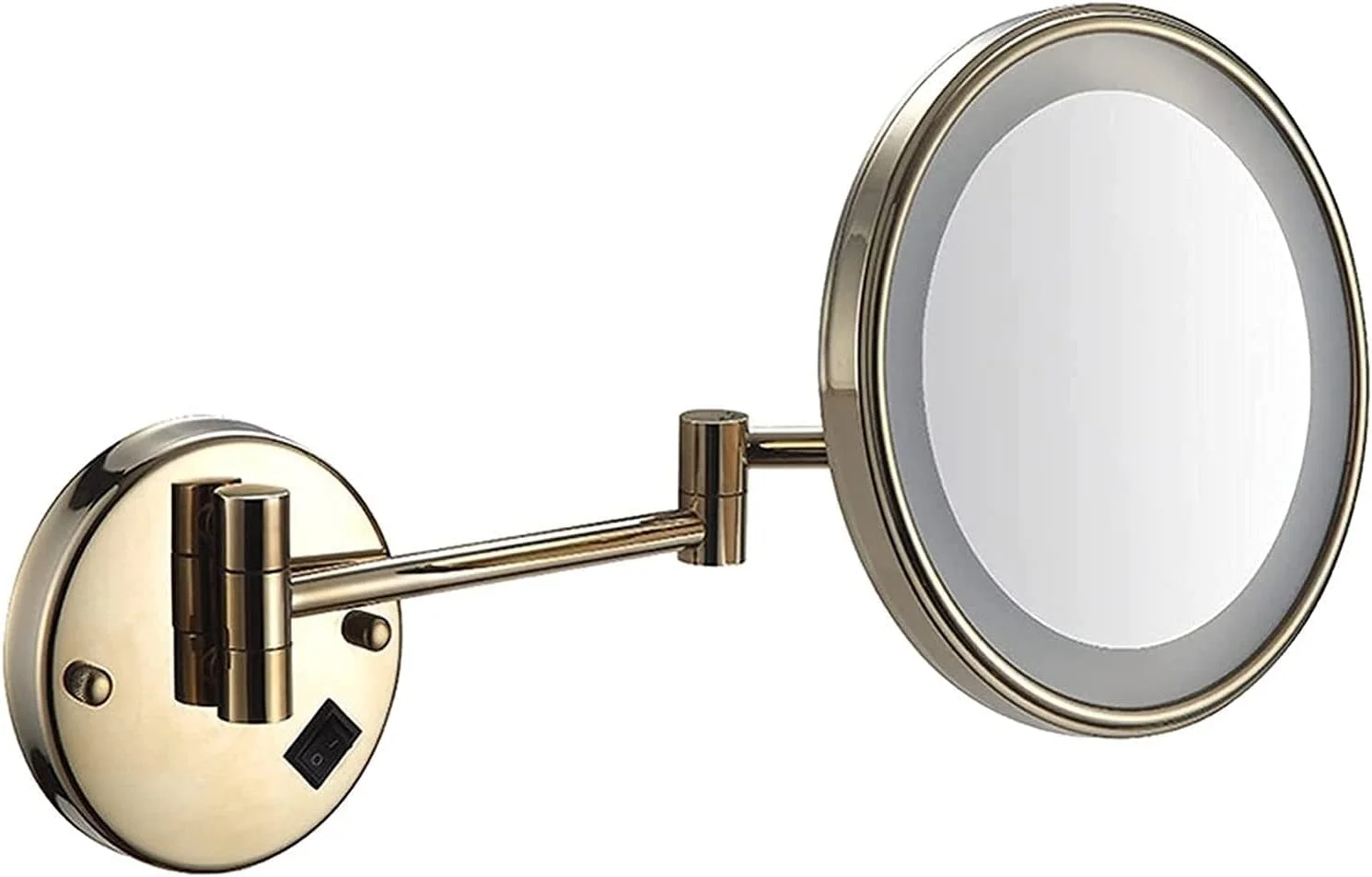 آینه آرایشی دیواری - بزرگنمایی 3/5/7/10 برابر، آینه دو طرفه چرخان 8 اینچی قابل افزایش برای حمام، قابل شارژ USB، آینه آرایشی نسخه ارتقا یافته (رنگ: D، اندازه: 7X) (B 3X) آینه آرایشی دیواری - بزرگنمایی 3/5/7/10 برابر، آینه دو طرفه چرخان 8 اینچی قابل افزایش برای حمام، قابل شارژ USB، آینه آرایشی نسخه ارتقا یافته (رنگ: D، اندازه: 7X) (B 3X)