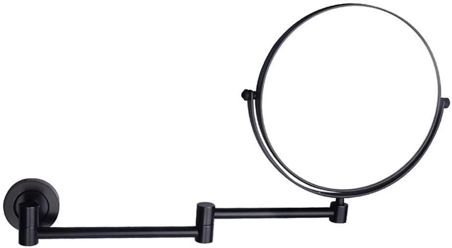 آینه آرایشی دیواری دو طرفه 8 اینچی با بزرگنمایی 10 برابر، چرخش 360 درجه دو طرفه، آینه اصلاح و آرایش قابل گسترش Leunlee آینه آرایشی دیواری دو طرفه 8 اینچی با بزرگنمایی 10 برابر، چرخش 360 درجه دو طرفه، آینه اصلاح و آرایش قابل گسترش Leunlee