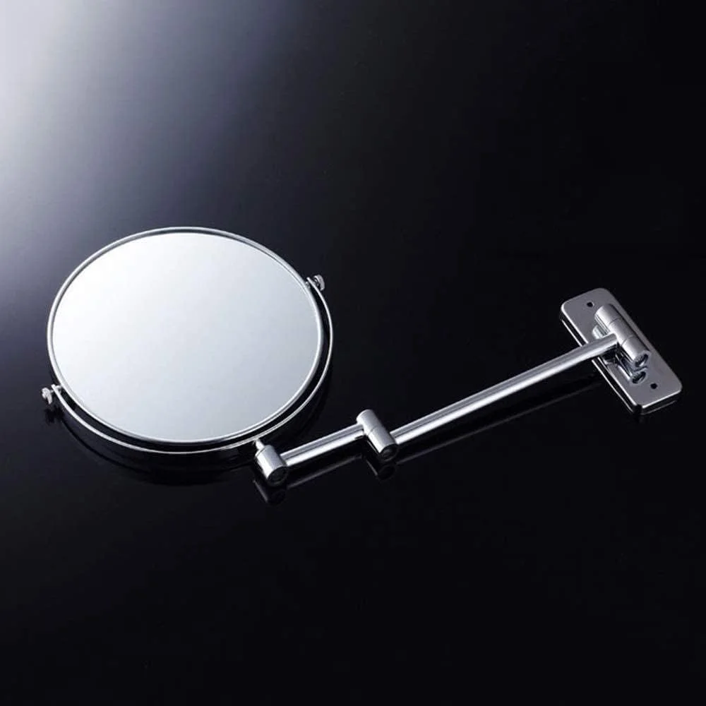 آینه آرایشی بزرگنمایی 3 برابری آینه زیبایی آینه آرایشی چرخان 6 اینچی آینه رومیزی تاشو آینه دیواری حمام (نقره ای 6 اینچ 3X) آینه آرایشی بزرگنمایی 3 برابری آینه زیبایی آینه آرایشی چرخان 6 اینچی آینه رومیزی تاشو آینه دیواری حمام (نقره ای 6 اینچ 3X)