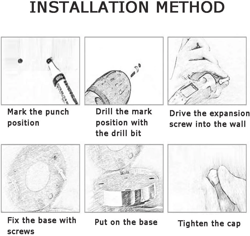 آینه آرایشی با چراغ، آینه زیبایی دیواری با بزرگنمایی 3 برابر، آینه حمام تلسکوپی، آینه آرایشی LED با اتصال سیمی