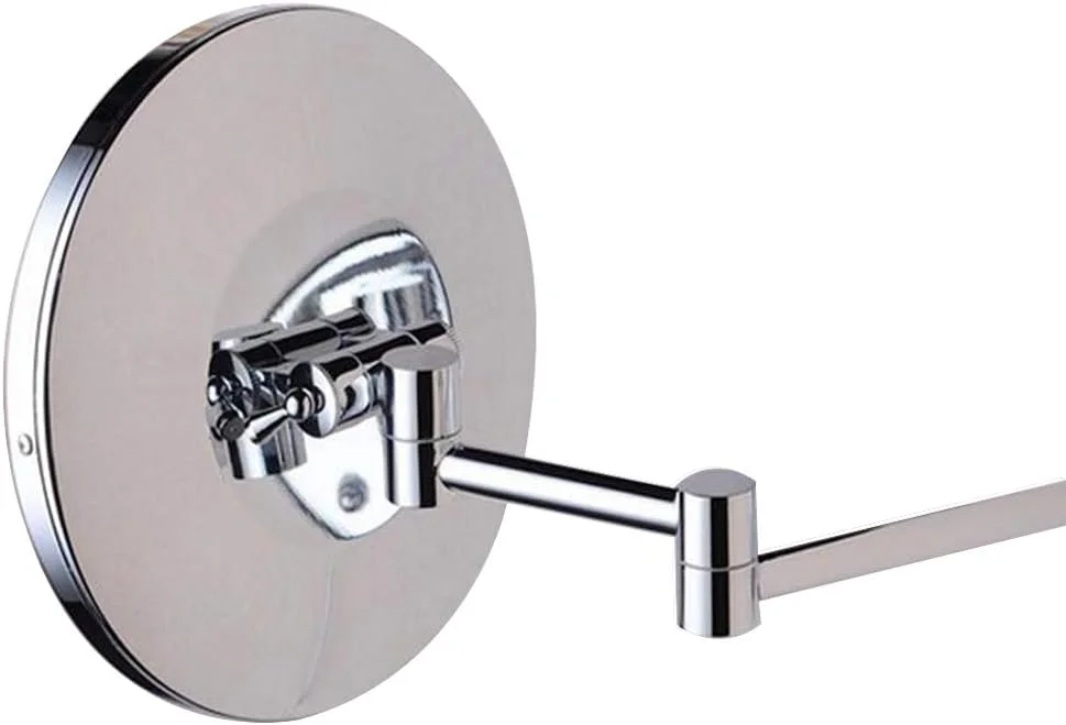 آینه آرایشی با چراغ، آینه زیبایی دیواری با بزرگنمایی 3 برابر، آینه حمام تلسکوپی، آینه آرایشی LED با اتصال سیمی