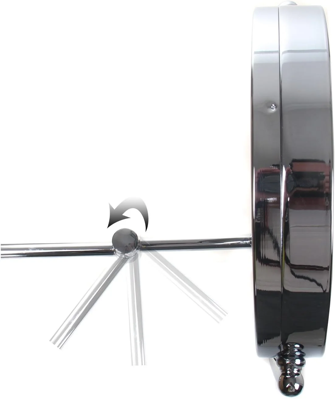 آینه دیواری آرایشی LED TUKA، بزرگنمایی 7X، آینه حمام آرایشی 8.5 اینچی، فلز کروم واقعی، آینه تاشو با نور برای اصلاح صورت، دو طرفه: استاندارد + بزرگنمایی 1:7. TKD3129-7X آینه دیواری آرایشی LED TUKA، بزرگنمایی 7X، آینه حمام آرایشی 8.5 اینچی، فلز کروم واقعی، آینه تاشو با نور برای اصلاح صورت، دو طرفه: استاندارد + بزرگنمایی 1:7. TKD3129-7X