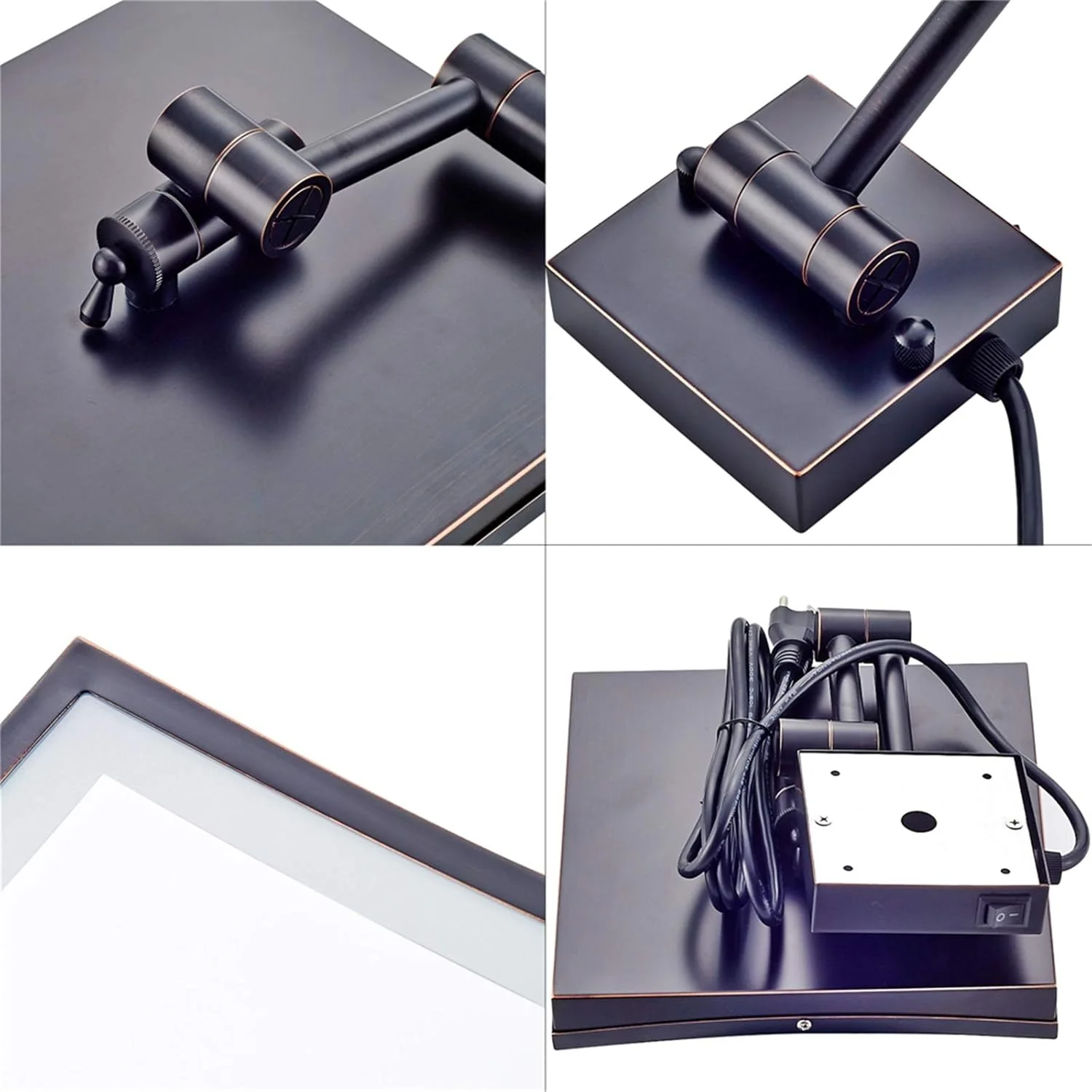 آینه آرایشی LED، آینه آرایشی بزرگنمایی برنجی 8 اینچی، آینه اصلاح دیواری حمام، آینه چرخان 360 درجه و قابل افزایش با دوشاخه، کروم، 3X LEOWE آینه آرایشی LED، آینه آرایشی بزرگنمایی برنجی 8 اینچی، آینه اصلاح دیواری حمام، آینه چرخان 360 درجه و قابل افزایش با دوشاخه، کروم، 3X LEOWE