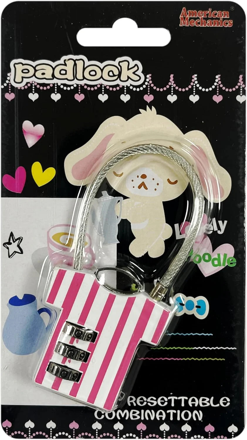 قفل رمزدار ترکیبی آمریکن مکانیکس 206، سبز