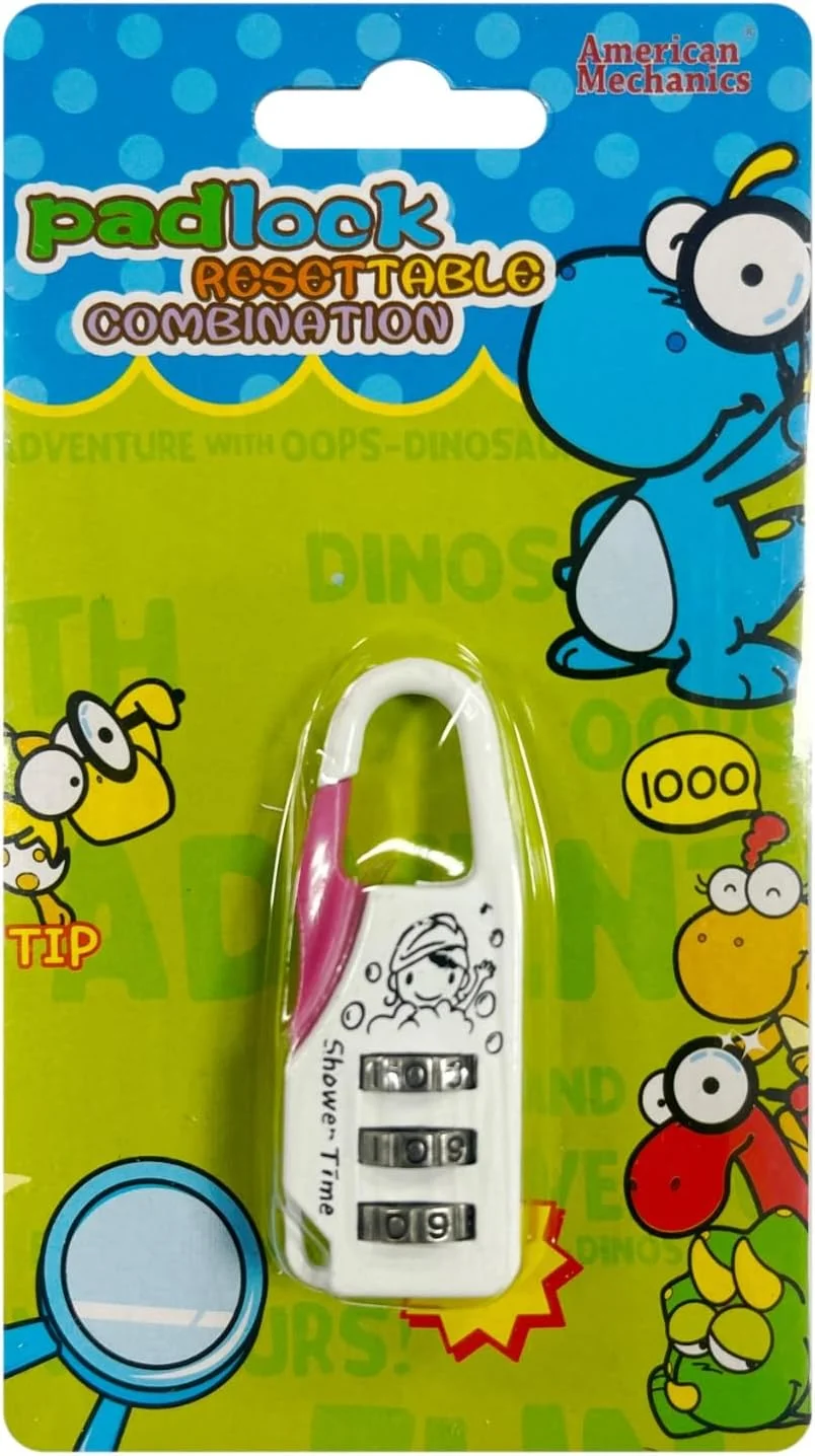 قفل رمزدار ترکیبی 107 آمریکن مکانیکس، سبز