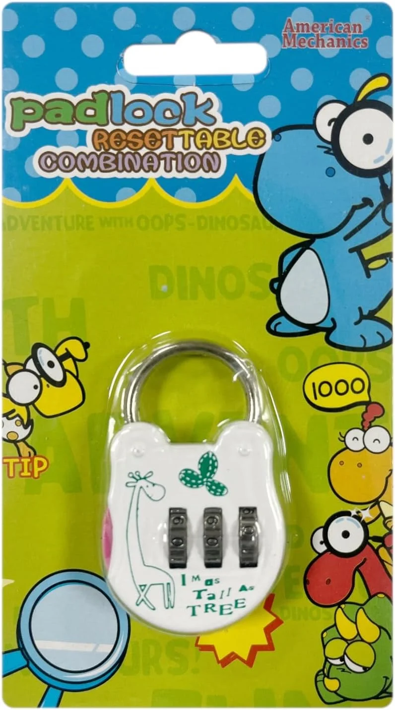 قفل رمزدار ترکیبی 104 American Mechanics، سبز