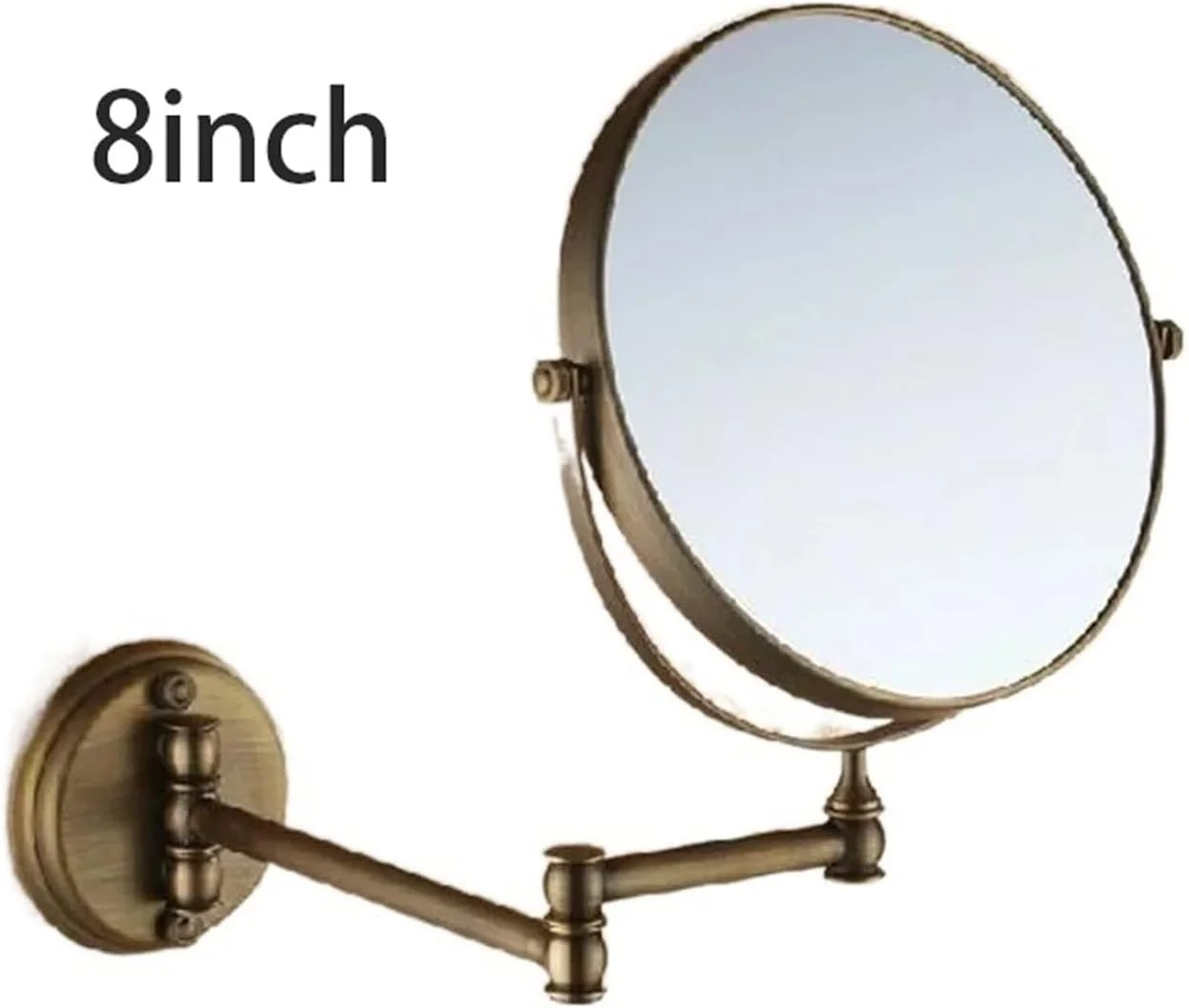 آینه حمام LOYOUYEO آینه های حمام چرخان مسی عتیقه آینه دیواری حمام جمع شونده آینه گرد آرایش آینه حمام LOYOUYEO آینه های حمام چرخان مسی عتیقه آینه دیواری حمام جمع شونده آینه گرد آرایش