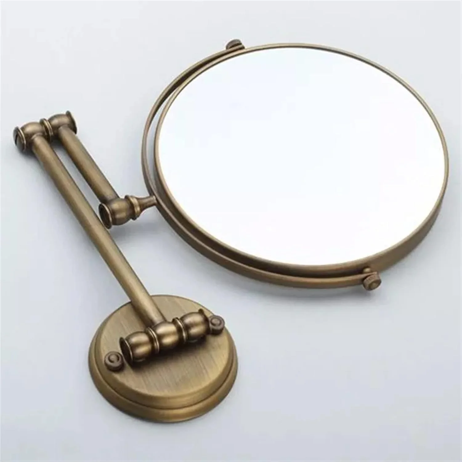 آینه حمام LOYOUYEO آینه های حمام چرخان مسی عتیقه آینه دیواری حمام جمع شونده آینه گرد آرایش آینه حمام LOYOUYEO آینه های حمام چرخان مسی عتیقه آینه دیواری حمام جمع شونده آینه گرد آرایش