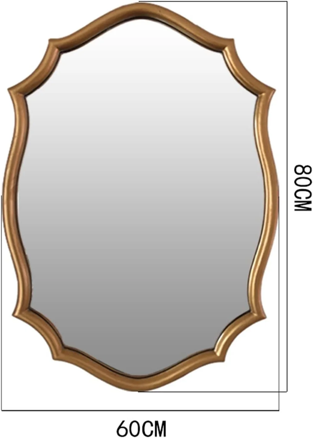 آینه حمام LOYOUYEO آینه حمام آینه آرایش رومیزی بدون قاب بیضی شکل آینه حمام LOYOUYEO آینه حمام آینه آرایش رومیزی بدون قاب بیضی شکل