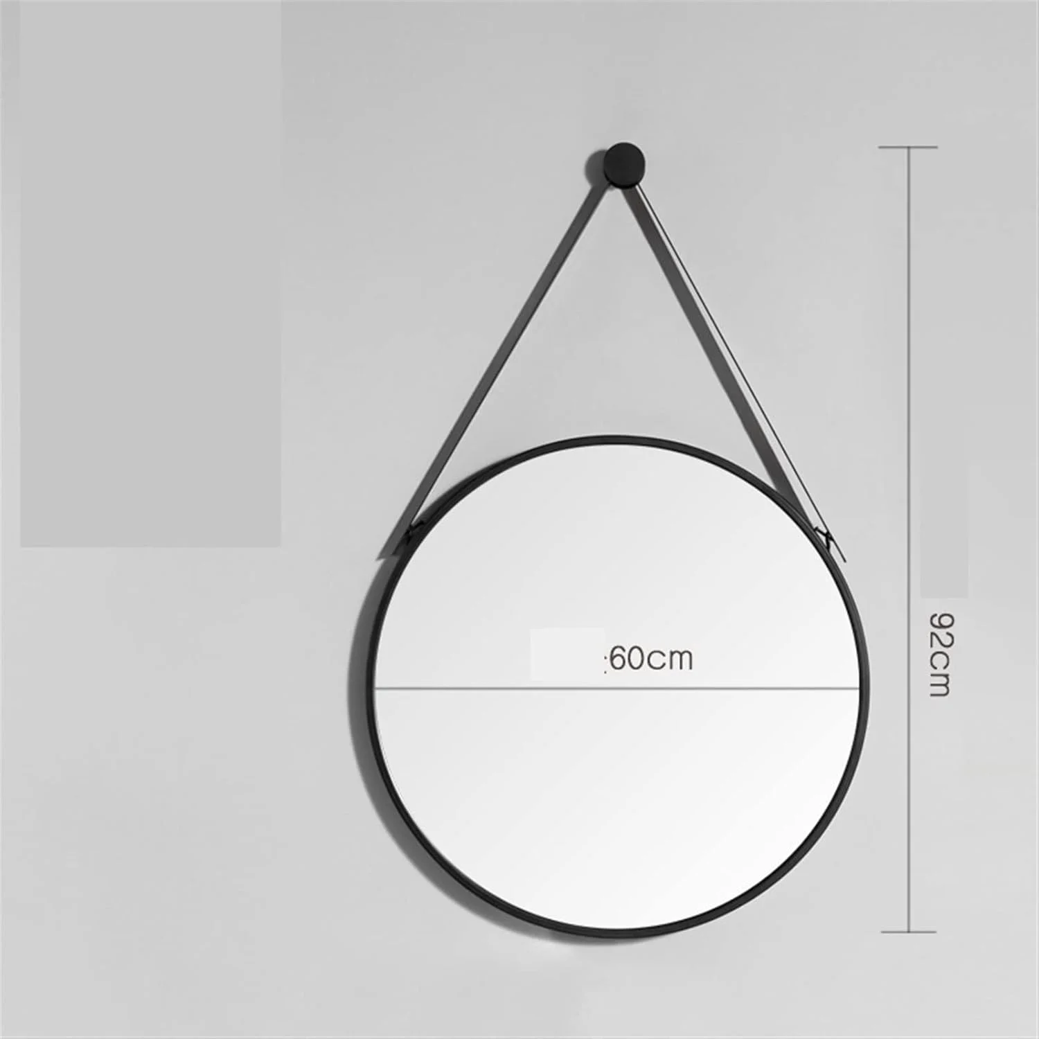 آینه حمام LOYOUYEO، آینه آرایش، آینه گرد دیواری مناسب دوش، آینه دیواری ضد بخار، دکور حمام آینه حمام LOYOUYEO، آینه آرایش، آینه گرد دیواری مناسب دوش، آینه دیواری ضد بخار، دکور حمام