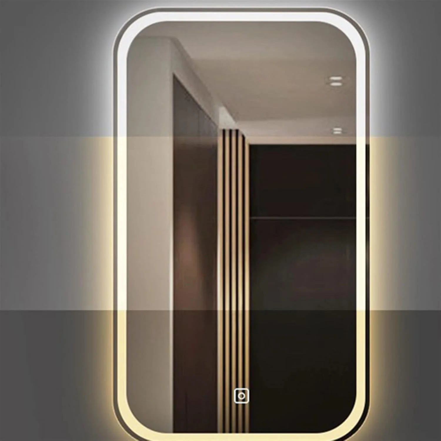 آینه حمام LOYOUYEO هوشمند آینه آویز حمام آرایش بلوتوث مستطیلی آینه روشویی