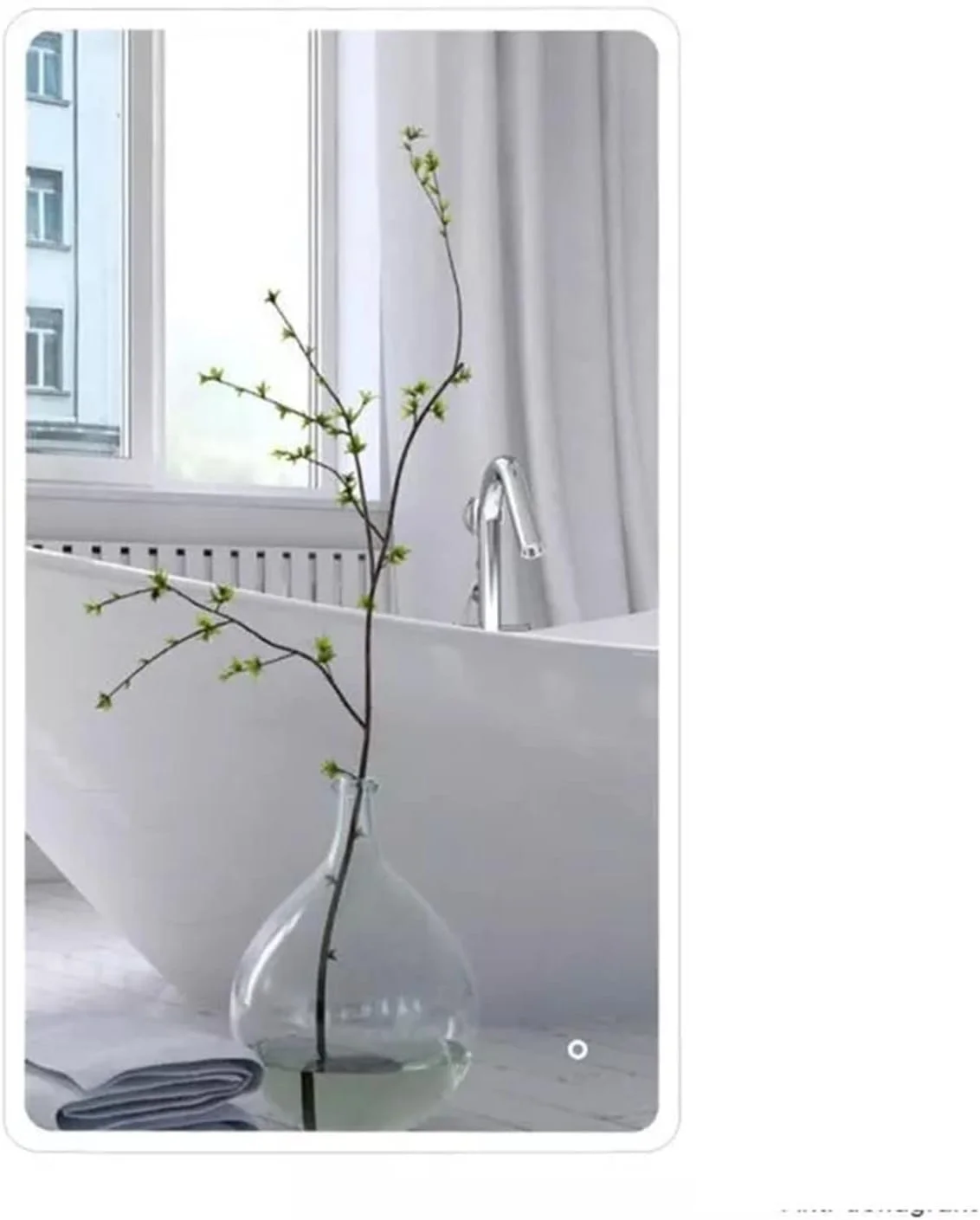 آینه حمام لویوییئو، آینه ضد بخار، آینه روشویی دیواری مستطیلی برای حمام آینه حمام لویوییئو، آینه ضد بخار، آینه روشویی دیواری مستطیلی برای حمام