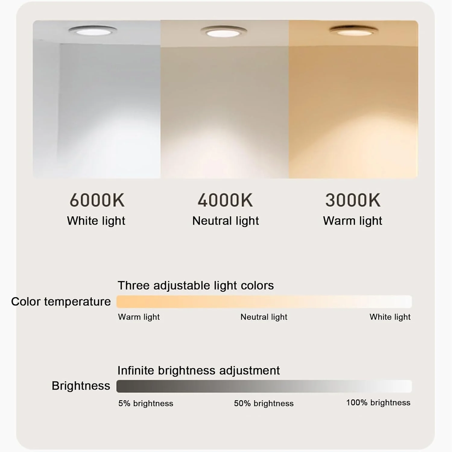 آینه حمام هوشمند چراغ دار دیواری، آینه حمام LED نورانی، آرایش حمام چراغ دار، با پد ضد بخار، کلید لمسی هوشمند، نور پس زمینه و نور جلو (H50*W70cm/H19.7*W27.6IN) (3"L x 2"W)