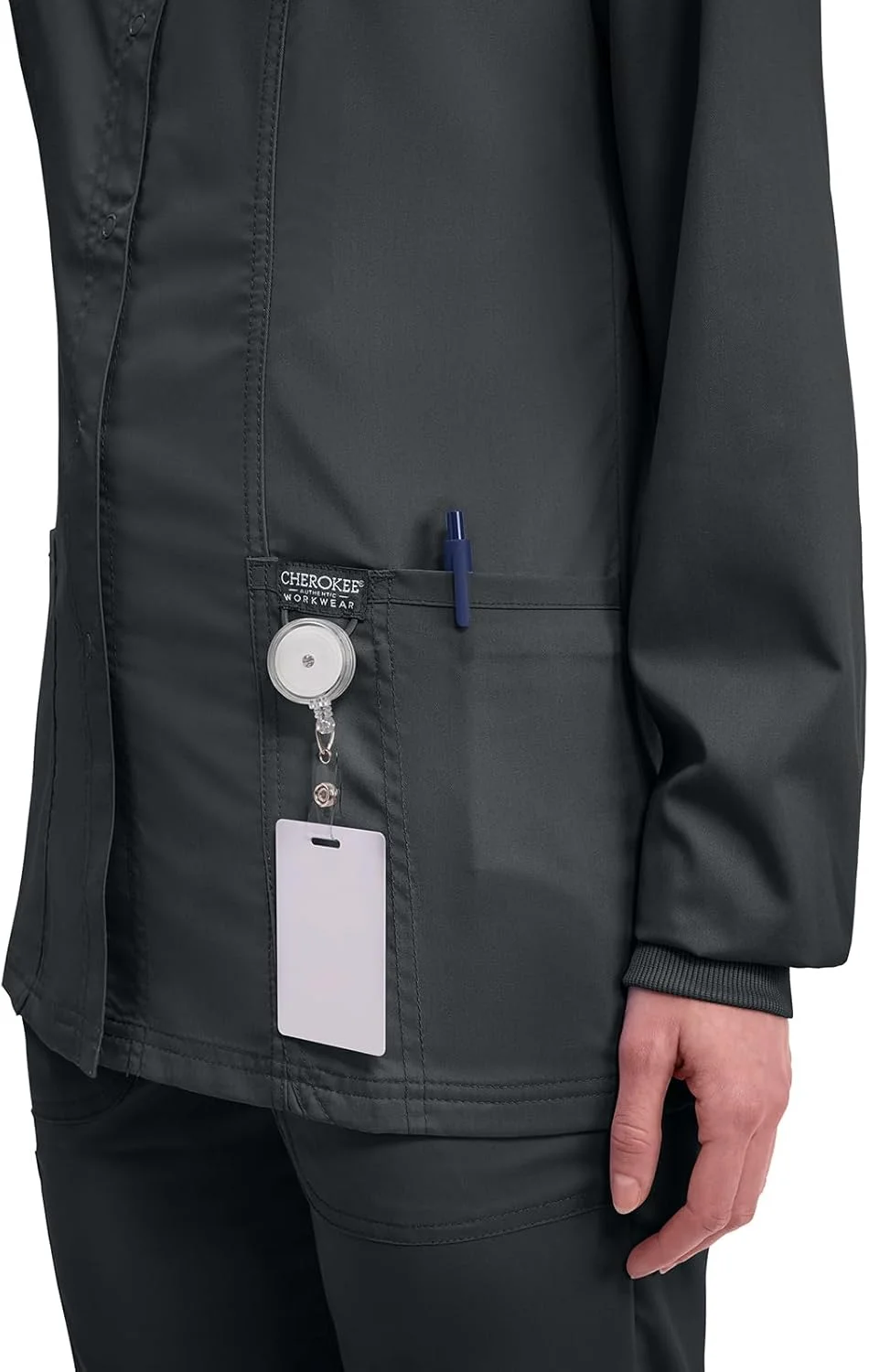 کاپشن اسکراب دکمه دار زنانه، مدل Workwear Revolution Soft Stretch WW310 کاپشن اسکراب دکمه دار زنانه، مدل Workwear Revolution Soft Stretch WW310