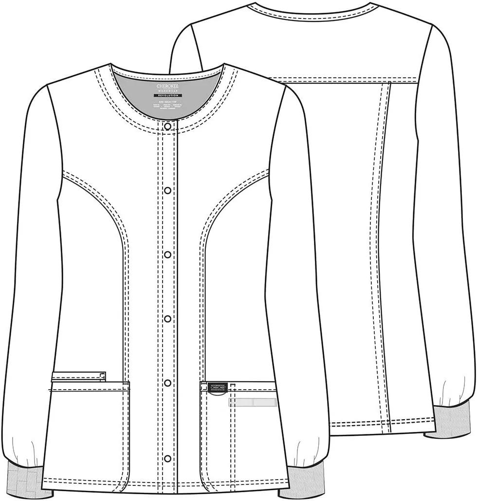 کاپشن اسکراب دکمه دار زنانه، مدل Workwear Revolution Soft Stretch WW310 کاپشن اسکراب دکمه دار زنانه، مدل Workwear Revolution Soft Stretch WW310