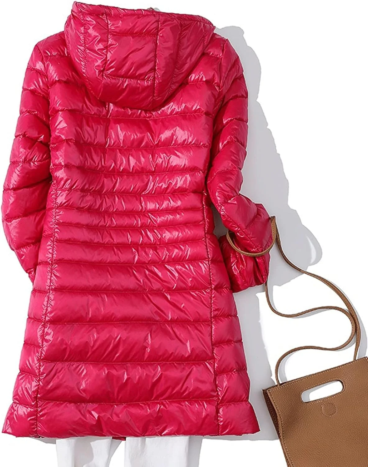 کت پشمی بلند مردانه CELFER با یقه بزرگ و کمربند