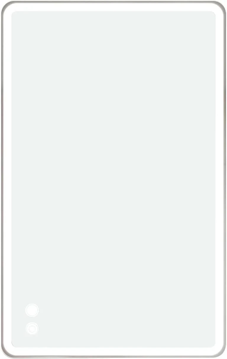 Joleritc Square Intelnt Bathroom Mirror with LED Lights Wall-mounted -fog Mirror Light Touch Color Temperature Adjustable Stepless Dimming IP44 Waterproof