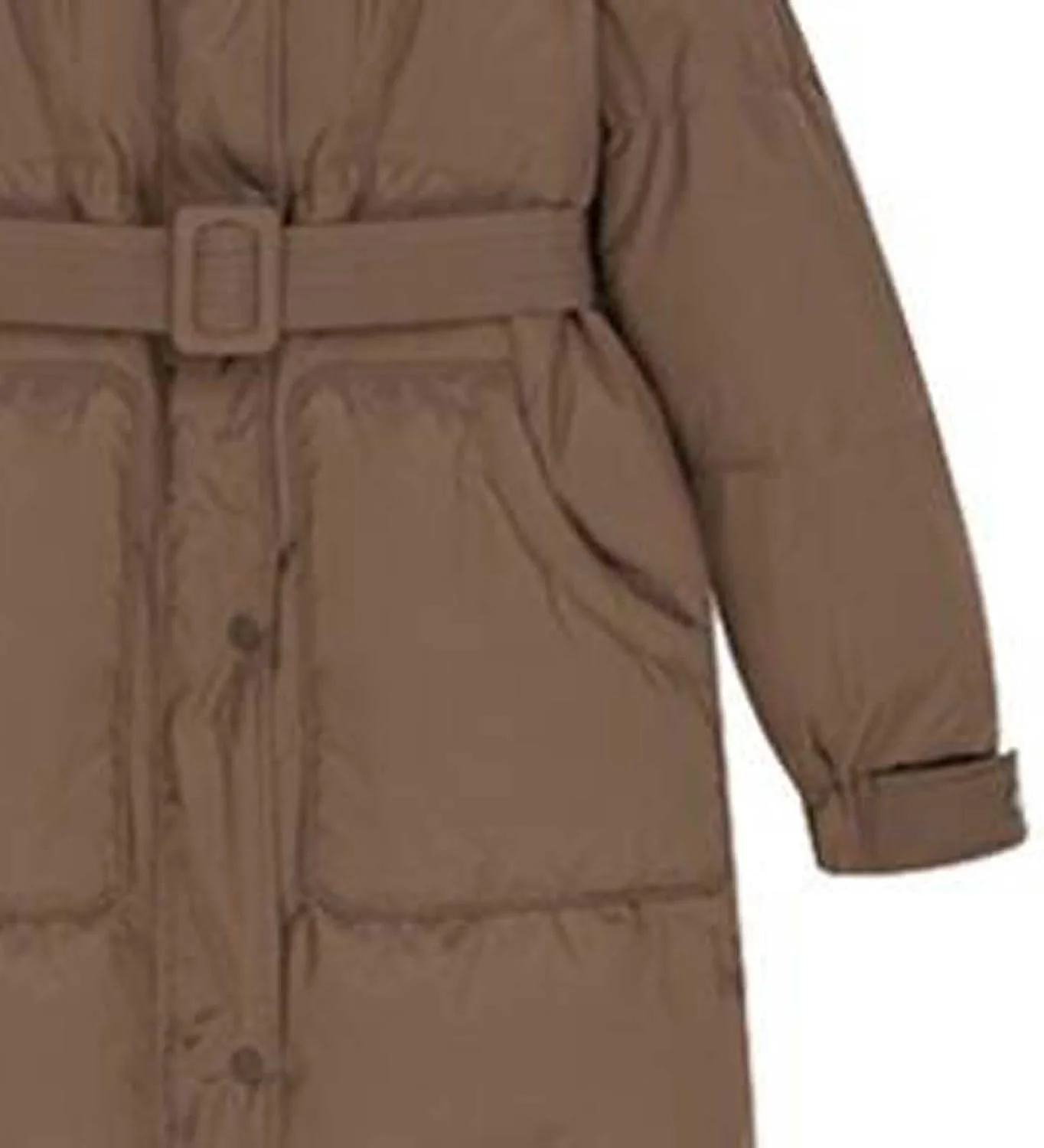 کت زمستانی زنانه CELFER با یقه خز ضخیم، ژاکت میانه بلند زنانه، ژاکت مد زمستانی