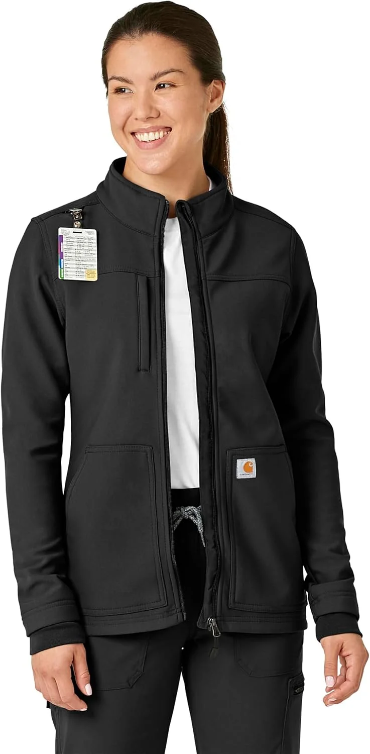 ژاکت پشمی زنانه کارhartt Scrubs C81023 Rugged Flex® با فیت مدرن