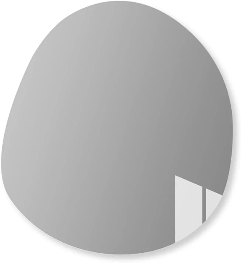 آینه دیواری نامنظم، آینه ضد انفجار بدون قاب 50 سانتی متری، آینه دیواری، آینه حمام، آینه آرایش، آینه روشویی اتاق خواب، آینه ورودی