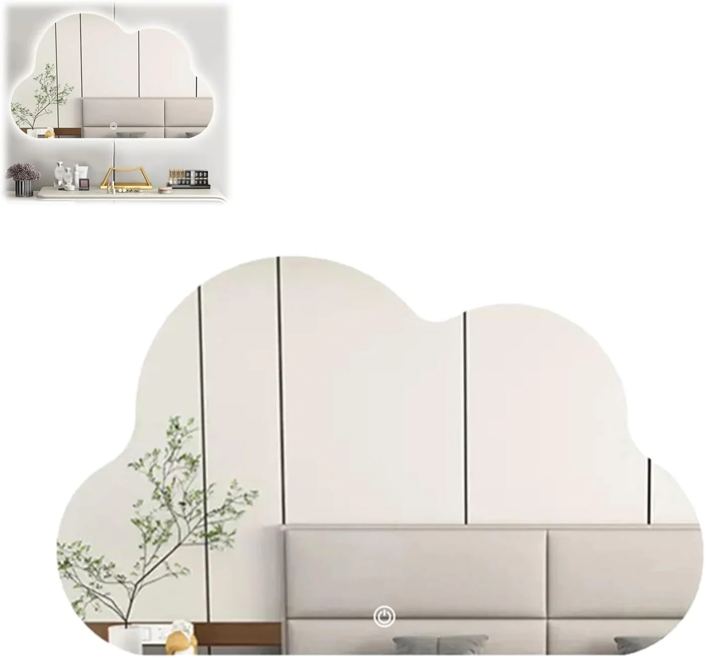 آینه دیواری نامنظم و نامتقارن برای اتاق نشیمن و حمام، آینه برای حمام، آینه آویز دیواری مدرن تزئینی، آینه آرایش با LED آینه دیواری نامنظم و نامتقارن برای اتاق نشیمن و حمام، آینه برای حمام، آینه آویز دیواری مدرن تزئینی، آینه آرایش با LED