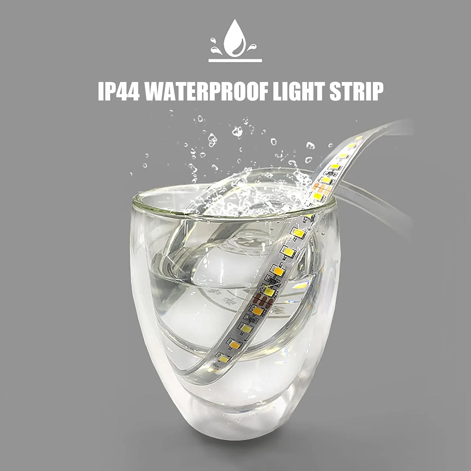 آینه آرایشی با نور پس زمینه LED IlluminatLED با کنترل لمسی حسگر، 3 رنگ نور گرم/طبیعی/سفید، آینه آرایشی ضد مه LED با چراغ