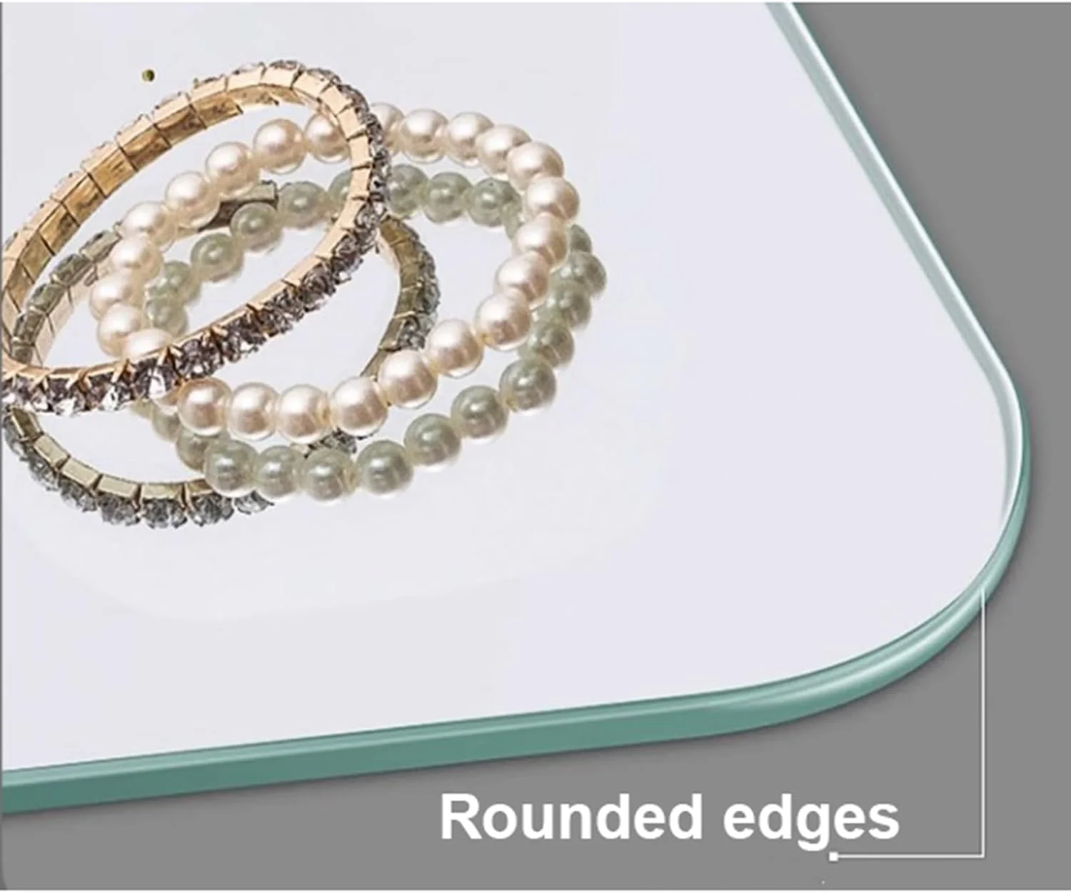 آینه بزرگ LED نورانی، آینه حمام بدون قاب، آینه دیواری، آینه آرایش چند منظوره، سه رنگ با قابلیت تنظیم نور بی نهایت، IP44، حسگر لمسی، نصب عمودی/افقی