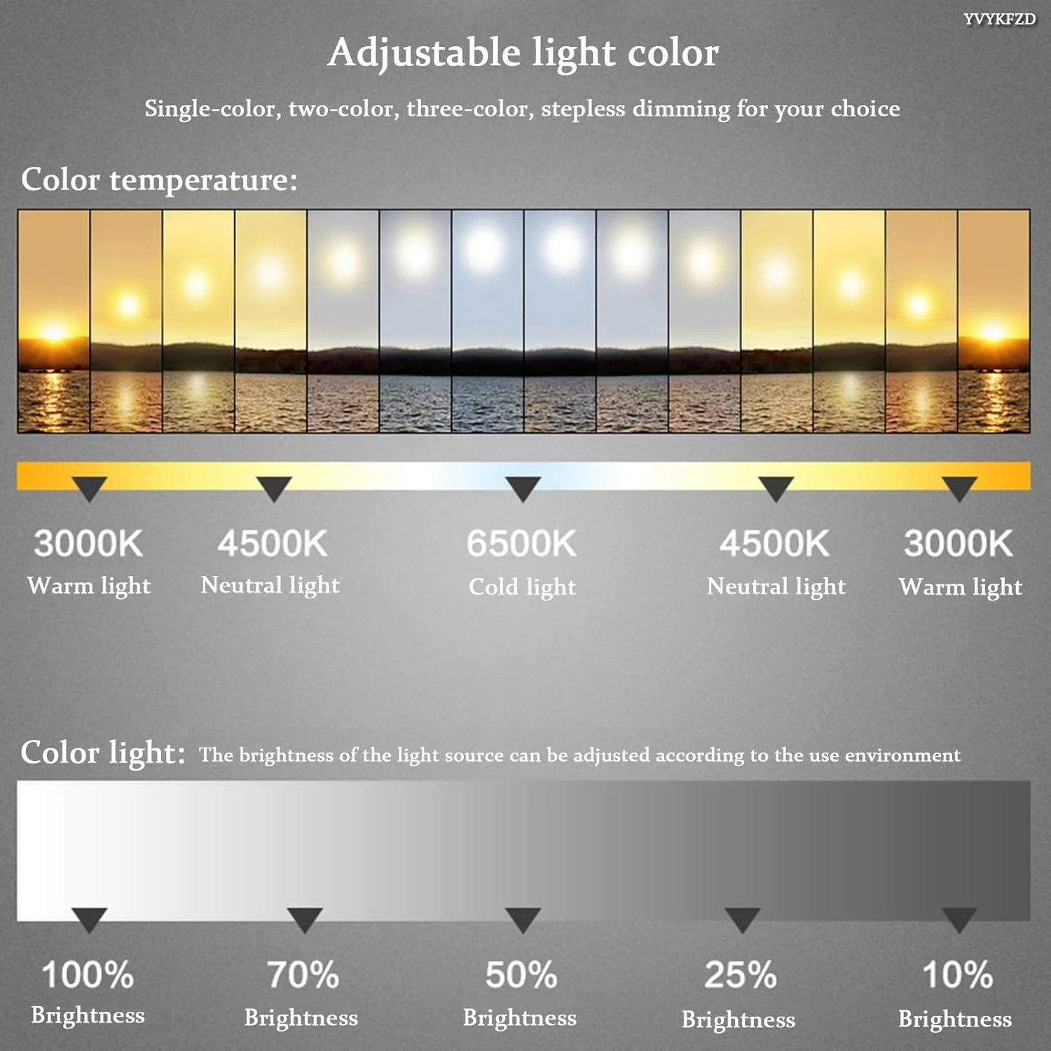 آینه حمام LED با نورپردازی، آینه دیواری بزرگ نامنظم با 3 رنگ نور، آینه روشویی حمام آویز قطره اشکی با ضد مه و عملکرد نمایش زمان (رنگ: A، اندازه: 50x80 (A 70x1