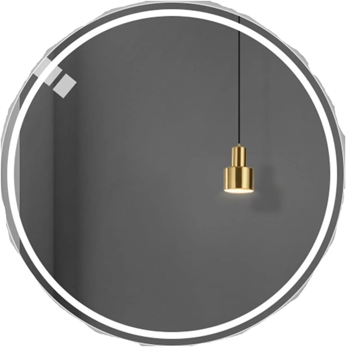 آینه دیواری HHMMEDE، مناسب حمام، اصلاح صورت، آرایش، چسبی، ضد بخار، گرد