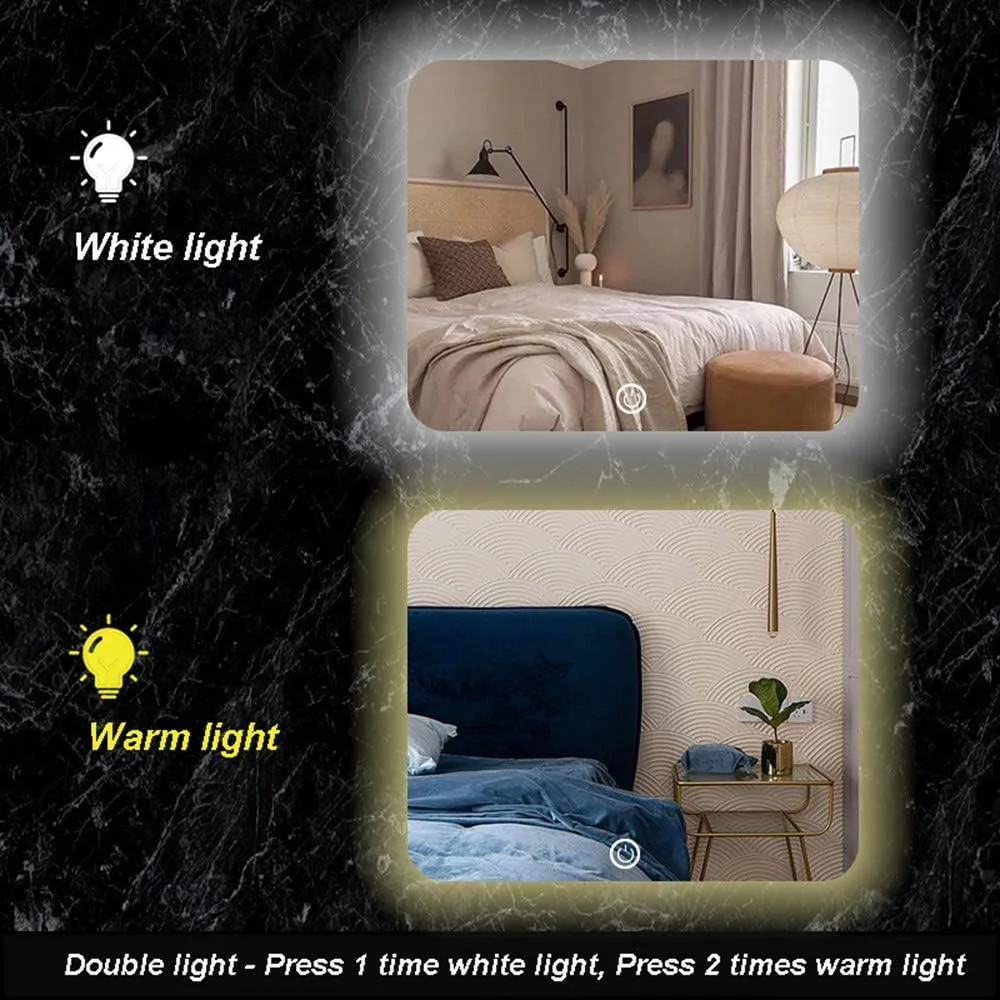 آینه حمام HFKRNS، آینه بزرگ، آینه حمام LED با نور پس زمینه 50x70 سانتی متر، آینه روشویی دیواری، ضد مه، اتاق نشیمن، روشویی، آینه مستطیلی اتاق خواب (لمسی + ضد مه + نور دوگانه) آینه حمام HFKRNS، آینه بزرگ، آینه حمام LED با نور پس زمینه 50x70 سانتی متر، آینه روشویی دیواری، ضد مه، اتاق نشیمن، روشویی، آینه مستطیلی اتاق خواب (لمسی + ضد مه + نور دوگانه)