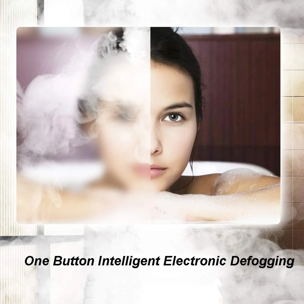 آینه حمام HFKRNS، آینه بزرگ، آینه حمام LED با نور پس زمینه 50x70 سانتی متر، آینه روشویی دیواری، ضد مه، اتاق نشیمن، روشویی، آینه مستطیلی اتاق خواب (لمسی + ضد مه + نور دوگانه) آینه حمام HFKRNS، آینه بزرگ، آینه حمام LED با نور پس زمینه 50x70 سانتی متر، آینه روشویی دیواری، ضد مه، اتاق نشیمن، روشویی، آینه مستطیلی اتاق خواب (لمسی + ضد مه + نور دوگانه)