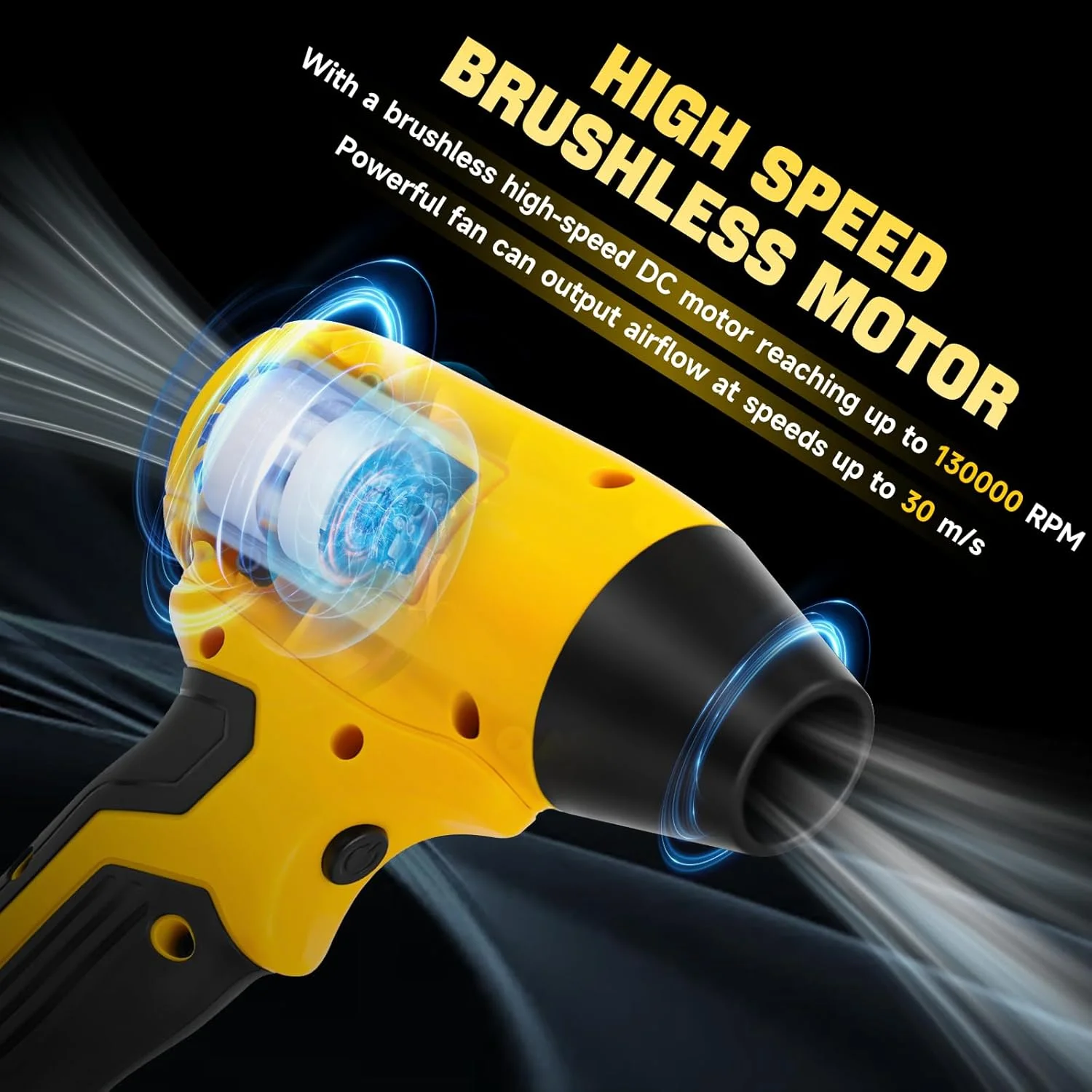 فن توربو برقی شارژی، دمنده برگ برای باتری 20 ولت Dewalt، فن جت دستی 130000 دور در دقیقه، سرعت باد متغیر، برای تمیز کردن و خشک کردن (باتری شامل نمی شود) فن توربو برقی شارژی، دمنده برگ برای باتری 20 ولت Dewalt، فن جت دستی 130000 دور در دقیقه، سرعت باد متغیر، برای تمیز کردن و خشک کردن (باتری شامل نمی شود)