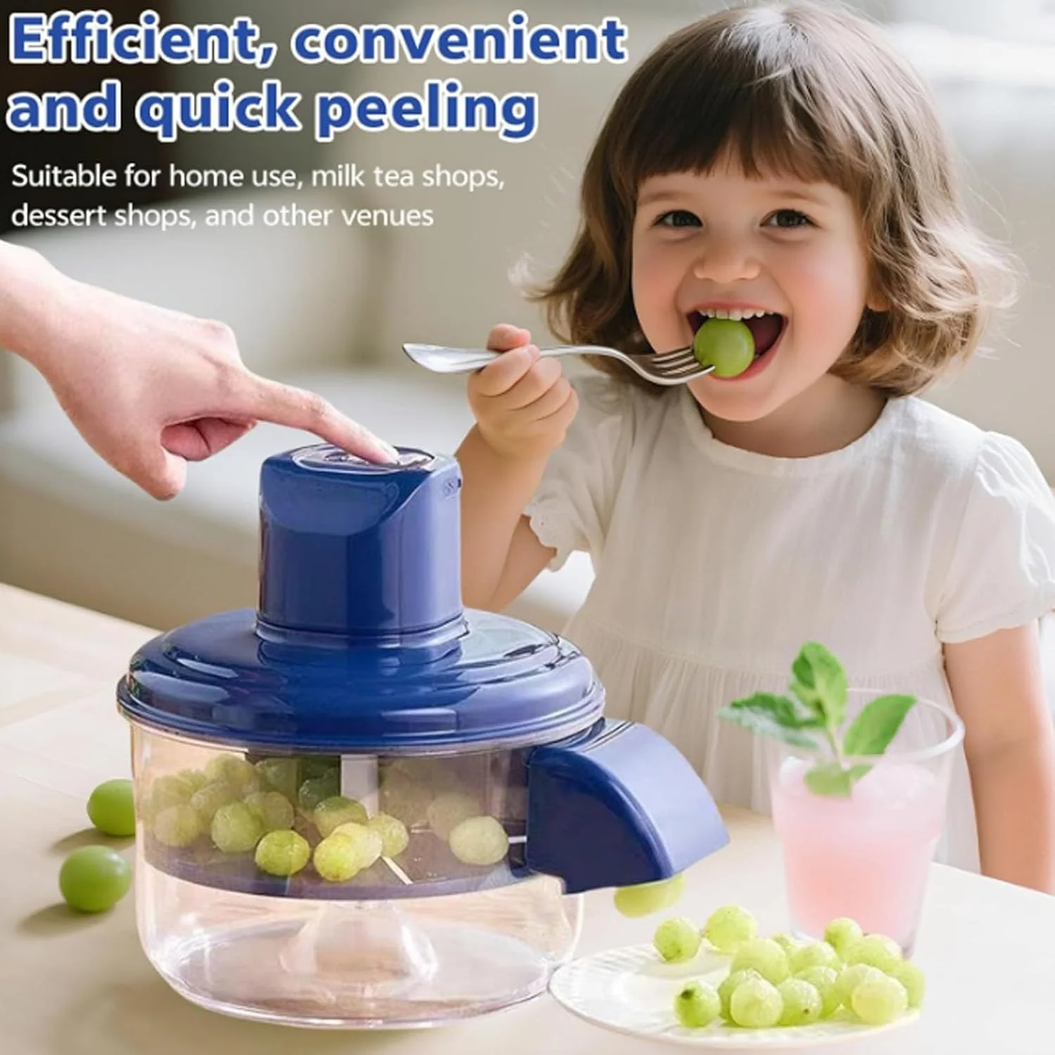 دستگاه پوست کن اتوماتیک شارژی Luqeeg، پوست کن برقی میوه و سبزیجات، دستگاه پوست کن اتوماتیک انگور، ابزار حذف پوست برای انگور، سیر، گوجه فرنگی، گیلاس مناسب آشپزخانه منزل دستگاه پوست کن اتوماتیک شارژی Luqeeg، پوست کن برقی میوه و سبزیجات، دستگاه پوست کن اتوماتیک انگور، ابزار حذف پوست برای انگور، سیر، گوجه فرنگی، گیلاس مناسب آشپزخانه منزل