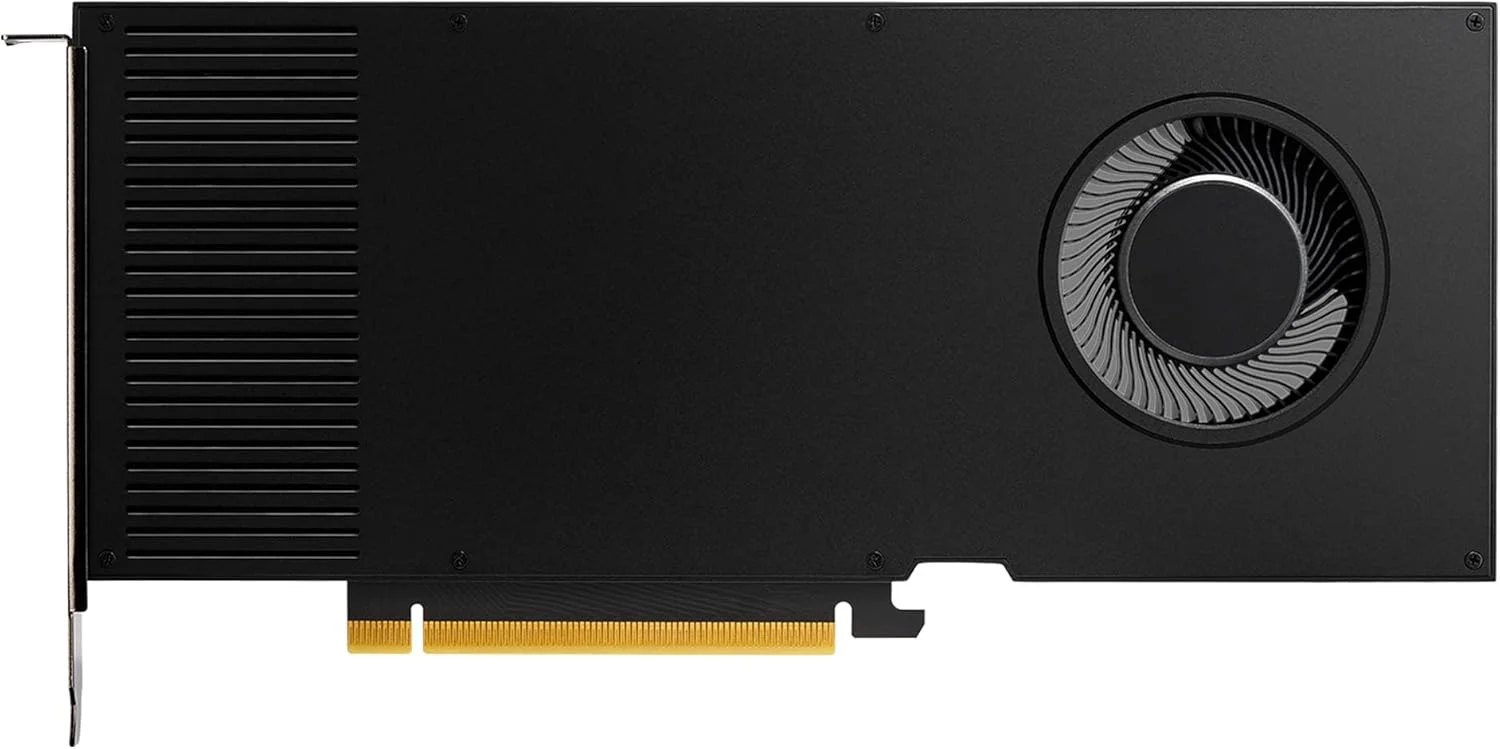 کارت گرافیک حرفه ای PNY NVIDIA GeForce RTX A4000 با 16 گیگابایت حافظه GDDR6 PCI Express 4.0 x16، دو اسلات، 4x DisplayPort، پشتیبانی از 8K، فن فعال فوق العاده بی صدا، VCNRTXA4000-PB